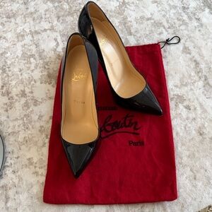 Christian Louboutin Black Patent Leather Heels